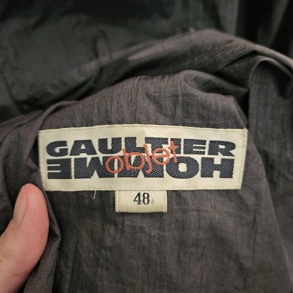 Jean Paul Gaultier Size 48 Vintage Dark Gray Trench Length Jean Paul Gaultier Size 48 Vintage Dark Gray Trench Length